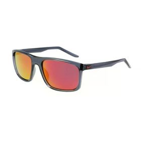Nike Fire FD 1819 021 58 Aynalı Polarize Koyu Gri Kemik Unisex Güneş Gözlüğü