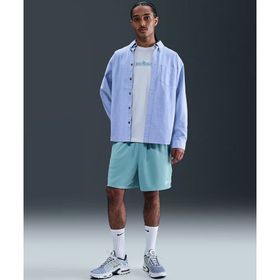 Nike FN3514-464 Club Mesh Flow Shorts Mavi Erkek Şort