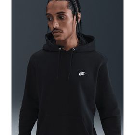 Nike FN3859-010 Siyah Club Pullover Fleece Hoodie Erkek Sweatshirt
