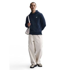 Nike FN3859-451 Lacivert Club Pullover Fleece Hoodie Erkek Sweatshirt