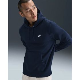 Nike FN3859-451 Lacivert Club Pullover Fleece Hoodie Erkek Sweatshirt