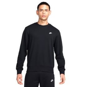 Nike FN3888-010 Club Siyah Günlük Stil Erkek Sweatshirt