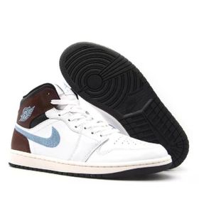 Nike FQ7831142 I-122 Air Jordan 1 Mid SE Erkek Beyaz Spor Ayakkabı