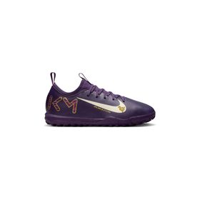 Nike FQ8285-500 Mercurial Vapor 16 Mbappé TF Mor Çocuk Halı Saha Ayakkabısı