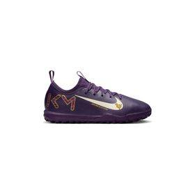 Nike FQ8285-500 Mercurial Vapor 16 Mbappé TF Mor Çocuk Halı Saha Ayakkabısı