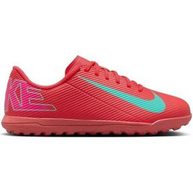 Nike FQ8287-800 Kırmızı Mercurial JR Vapor 16 Club TF Çocuk Halı Saha Ayakkabısı