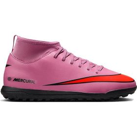 Nike FQ8313-600 Pembe JR Mercurial Superfly 10 Club TF Çocuk Futbol Krampon