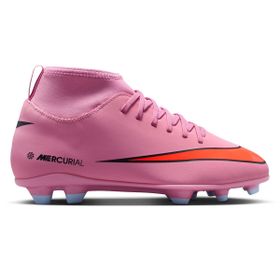 Nike FQ8318-600 Pembe Jr Mercurial Superfly 10 Club FG/MG Çocuk Futbol Krampon