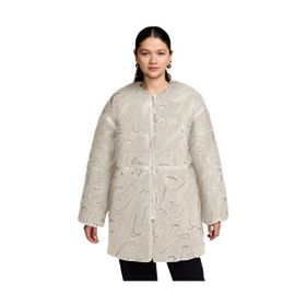 Nike FV8025-104 Sportswear Krem Günlük Polar Kadın Ceket