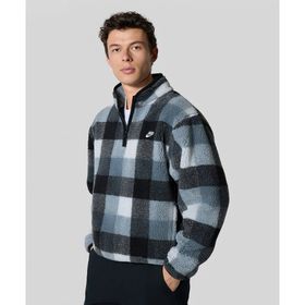 Nike FZ0896-010 Siyah Club Winterized Half-Zip Erkek Sweatshirt