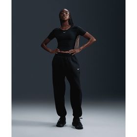 Nike FZ5996-010 W NSW PHNX FLC HR OS Pant 2 Siyah Günlük Kadın Eşofman Altı