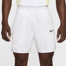 Nike FZ6899-100 Court Slam Dri-FIT Beyaz Erkek Tenis Şortu