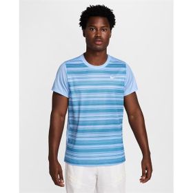 Nike FZ6923-468 Court Victory Dri-FIT Mavi Tenis Erkek T-shirt