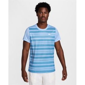 Nike FZ6923-468 Court Victory Dri-FIT Mavi Tenis Erkek T-shirt