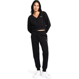 Nike FZ7626-010 Sportswear Phoenix Siyah Günlük Stil Kadın Eşofman Altı