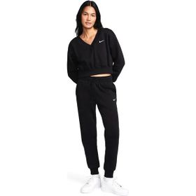 Nike FZ7626-010 Sportswear Phoenix Siyah Günlük Stil Kadın Eşofman Altı