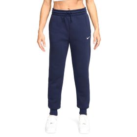Nike FZ7626-410 Mavi Sportswear Phoenix Fleece Mid-Rise Kadın Günlük Stil Eşofman Altı