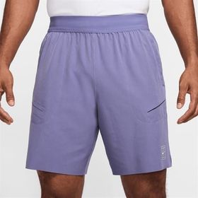 Nike FZ9322-527 Court Advantage Dri-FIT 20 cm Lila Erkek Tenis Şortu