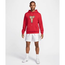 Nike HF0066-636 Kobe Dri-Fit Hoodie Kırmızı Basketbol Erkek Sweatshirt