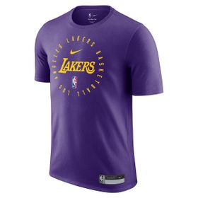 Nike HF0673-504 Mor Los Angeles Lakers NBA Dri-Fit Basketbol Erkek T-Shirt