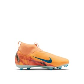 Nike HF3417-801 Turuncu Jr Mercurial Superfly 10 Academy Kylian Mbappe FG/MG Çocuk Futbol Krampon