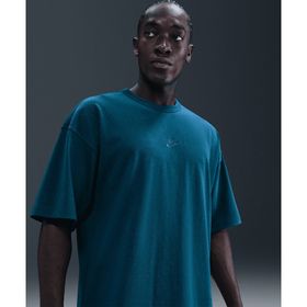 Nike HF9606-415 Mavi Sportswear Premium Essentials Oversized Erkek Tişört