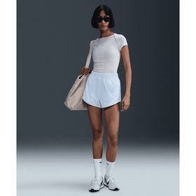 Nike HJ0317-423 Beyaz Sportswear Collection Twill Shorts Kadın Şort