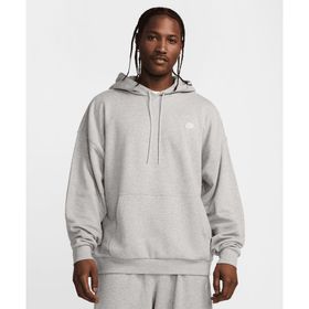 Nike HJ1816-063 Club Fleece Oversized French Terry Pullover Hoodie Gri Erkek Sweatshirt
