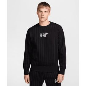 Nike HJ2157-010 Club BB Crew JDI Aop Siyah Erkek Sweatshirt