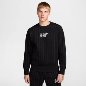 Nike HJ2157-010 Club BB Crew JDI Aop Siyah Erkek Sweatshirt