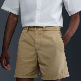Nike HJ2658-297 Bej Club Washed Chino Shorts Erkek Bermuda