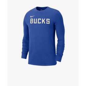 Nike HJ2809-480 Milwaukee Essential Logo Long-Sleeve Lacivert Erkek T-Shirt
