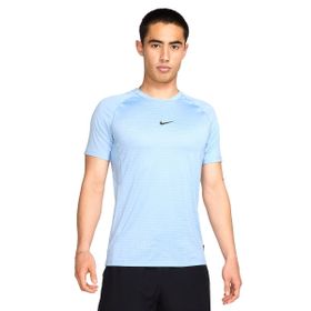 Nike HJ4055-422 Pro Mavi Günlük Stil Erkek T-shirt