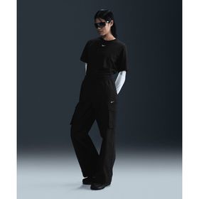 Nike HM6976-010 Siyah Sportswear Everything Wovens Mid-Rise Cargo Pants Kadın Pantolon