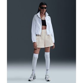 Nike HM6982-133 Beyaz Sportswear Essential Woven High Waisted 5 Cargo Shorts Kadın Bermuda