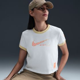 Nike HQ1707-100 Club SS Tee Moto RGR Kadın T-shirt