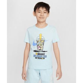 Nike HQ3227-474 Mavi Sportswear Günlük Stil Çocuk T-Shirt