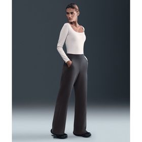 Nike HQ8607-036 Gri 24.7 ImpossiblySoft Dri-FIT High-Waisted Loose Flared Pants Kadın Pantolon