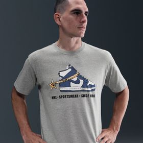 Nike HQ9273-063 Sportswear M90 Vintage Stirrup Gri Erkek T-Shirt