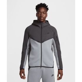 Nike HV0949-061 Tech Fleece FZ Windrunner Hoodie Gri Erkek Sweatshirt
