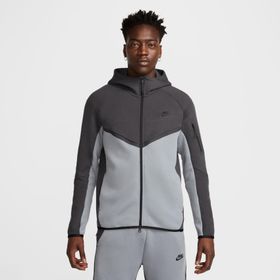 Nike HV0949-061 Tech Fleece FZ Windrunner Hoodie Gri Erkek Sweatshirt