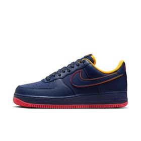 Nike HV5752-410 Air Force 1 07 LV8 Retro Pack Lettering Mavi Erkek Spor Ayakkabı