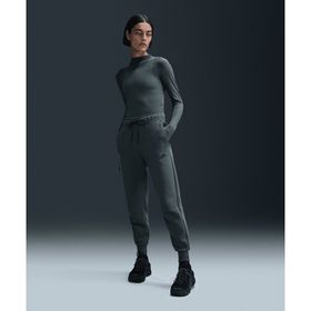 Nike HV6779-338 Sportswear Tech Fleece Mid-Rise Yeşil Kadın Eşofman Altı