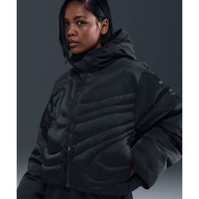 Nike IB2005-010 Siyah Sportswear Swoosh Series Therma-FIT Oversized Down Puffer Jacket Kadın Mont