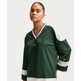 Nike IF0319-323 Yeşil Sportswear Oversized Jersey Tunic Kadın Sweatshirt