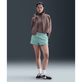Nike IF2132-017 Sportswear Phoenix Fleece Mid-Rise Shorts Yeşil Kadın Şort