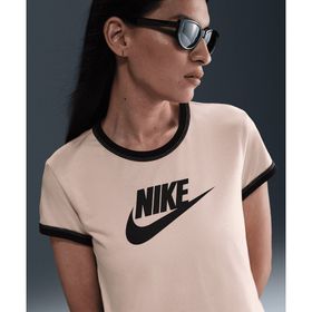 Nike IF4072-126 SS Ringer Tee Vintage Run Bej Kadın T-Shirt