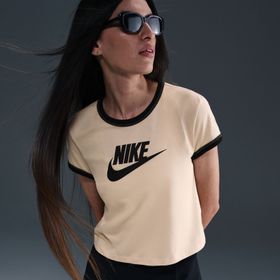 Nike IF4072-126 SS Ringer Tee Vintage Run Bej Kadın T-Shirt