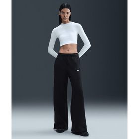 Nike IH1011-010 Siyah Sportswear Phoenix Fleece High-Waisted Wide-Leg Pants Kadın Eşofman Altı