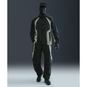 Nike IH8466-355 Yeşil Tech Dri-FIT Woven Color-Block Oversized Pants Erkek Eşofman Altı